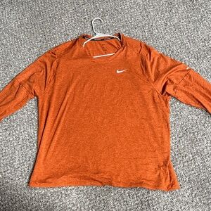 Nike Burnt Orange Long Sleeve Top